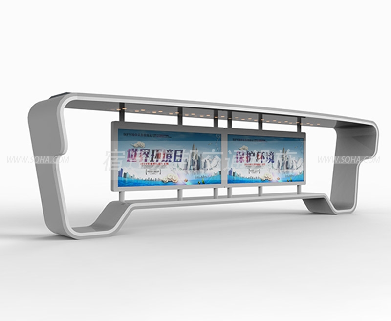 城市公交站臺候車亭